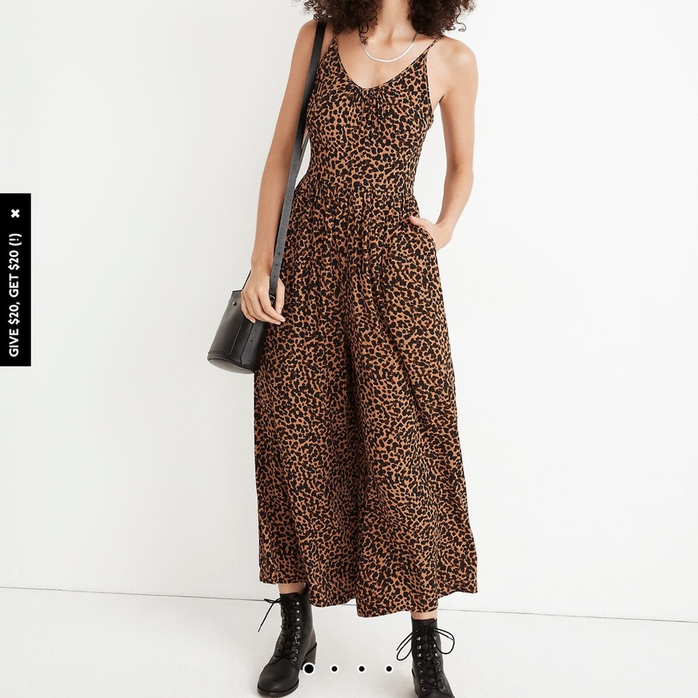 Shirred wide-leg cami jumpsuit!!  Absolutely Yes!!!